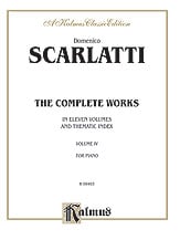 Complete Works of Scarlatti piano sheet music cover Thumbnail